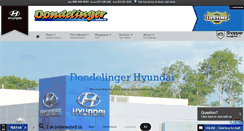 Desktop Screenshot of dondelingerhyundai.com